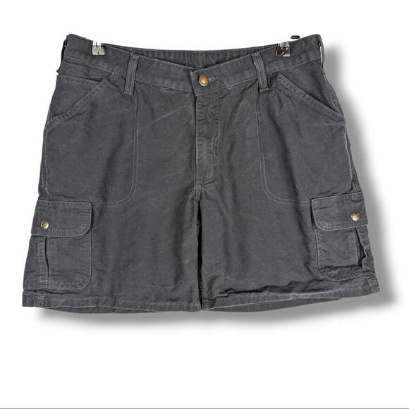 Carhartt Cargo Shorts 12 Navy Blue Durable Chore Work Short - Picture 1 of 13